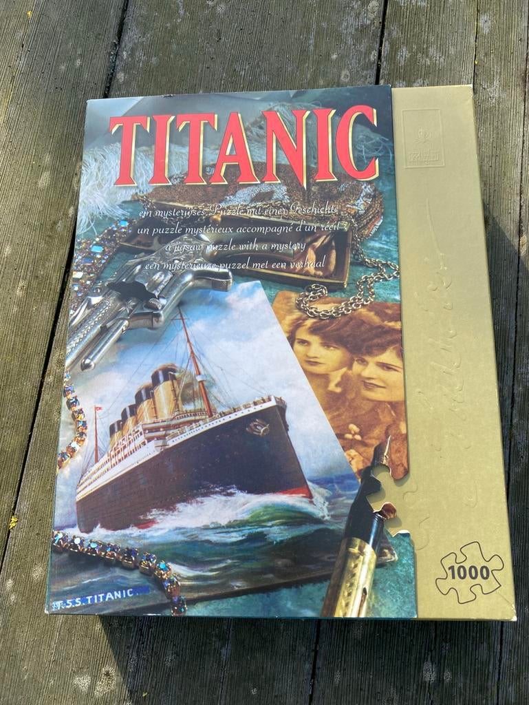 Een mysterieuze Puzzel met een verhaal 1000 stukjes, Ophalen of Verzenden, 500 t/m 1500 stukjes, Zo goed als nieuw, Legpuzzel