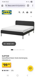 IKEA SLATTUM GRATIS, Gebruikt, Tweepersoons, 200 cm, 140 cm