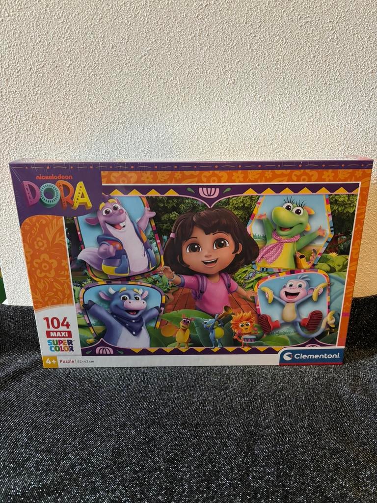 3 verschillende DORA puzzels, Kinderen en Baby's, Ophalen of Verzenden, Meer dan 50 stukjes, Nieuw, 4 tot 6 jaar