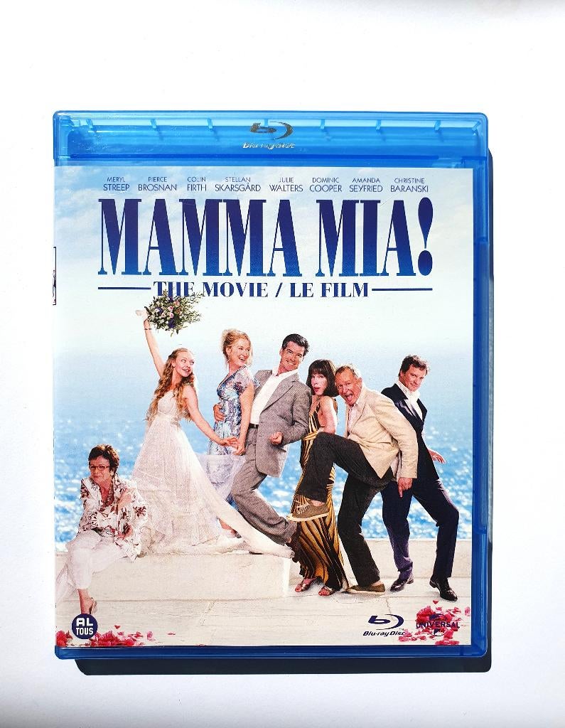 Mamma Mia, Cd's en Dvd's, Blu-ray, Zo goed als nieuw, Overige genres, Ophalen of Verzenden