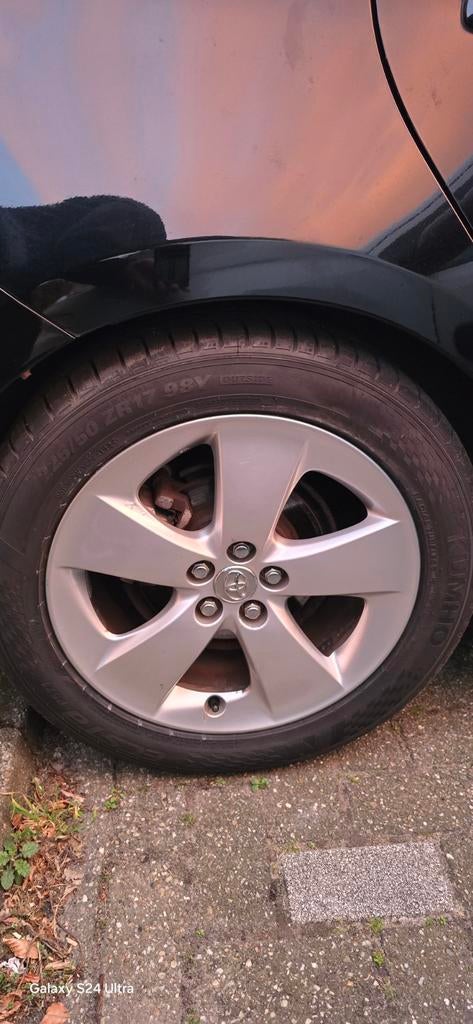 Toyota prius velgen, Gebruikt, Banden en Velgen, 17 inch, Ophalen of Verzenden