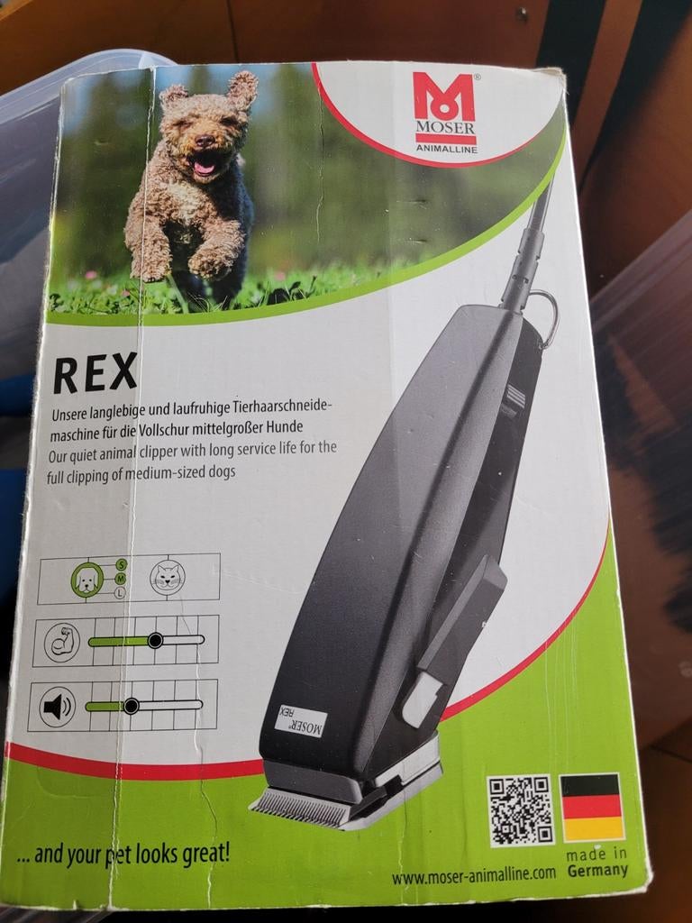 Rex Tondeuse helaas overbodig geworden, Ophalen