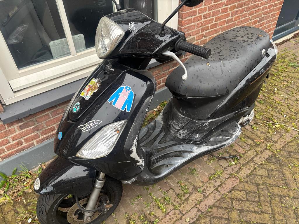 Piaggio Zip Scooter - Zwart, Gebruikt