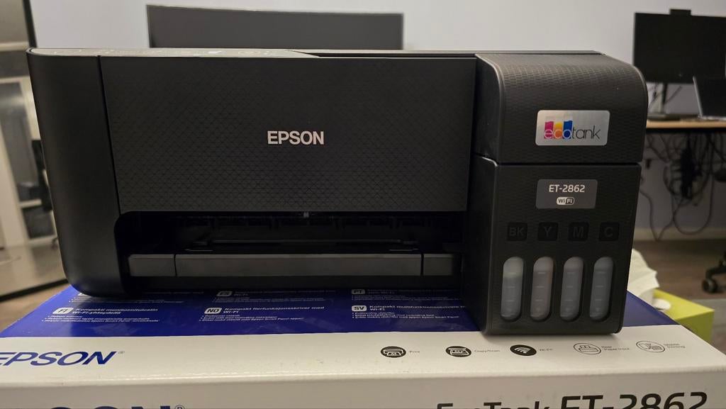 Epson EcoTank ET-2862 printer - als nieuw, Computers en Software, Printers, Kleur printen, All-in-one, Draadloos, Ophalen of Verzenden