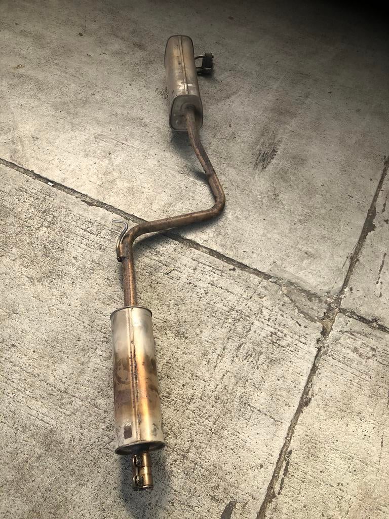 VW Polo AW 1.0 TSI uitlaat z.g.a.n.40 euro!!!, Auto-onderdelen, Uitlaatsystemen, Ophalen, Gebruikt, Volkswagen