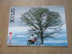 Yamaha XT 125 brochure folder 1983, Ophalen of Verzenden, Yamaha