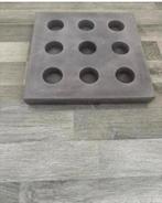 Leeff, waxinelichthouder/theelichthouder beton vierkant., Ophalen of Verzenden, Zo goed als nieuw, Overige materialen, Minder dan 25 cm
