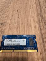 Elpida 1GB PC3-8500S Laptop Geheugen, DDR3, Ophalen of Verzenden, Laptop, Gebruikt