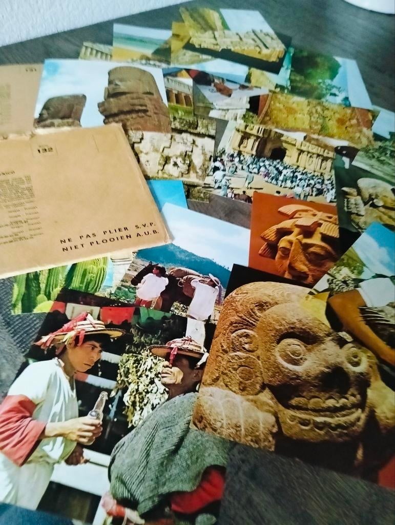 Oude prenten Artis Historia ' Mexico ', Verzamelen, Foto's en Prenten, Gebruikt, 1940 tot 1960, Prent, Buitenland