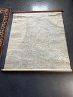 Grote linnen landkaart van Nederland op rol, Ophalen of Verzenden, 1800 tot 2000, Nederland, Landkaart