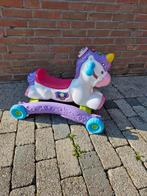 V tech hobbel / loop paard, Ophalen