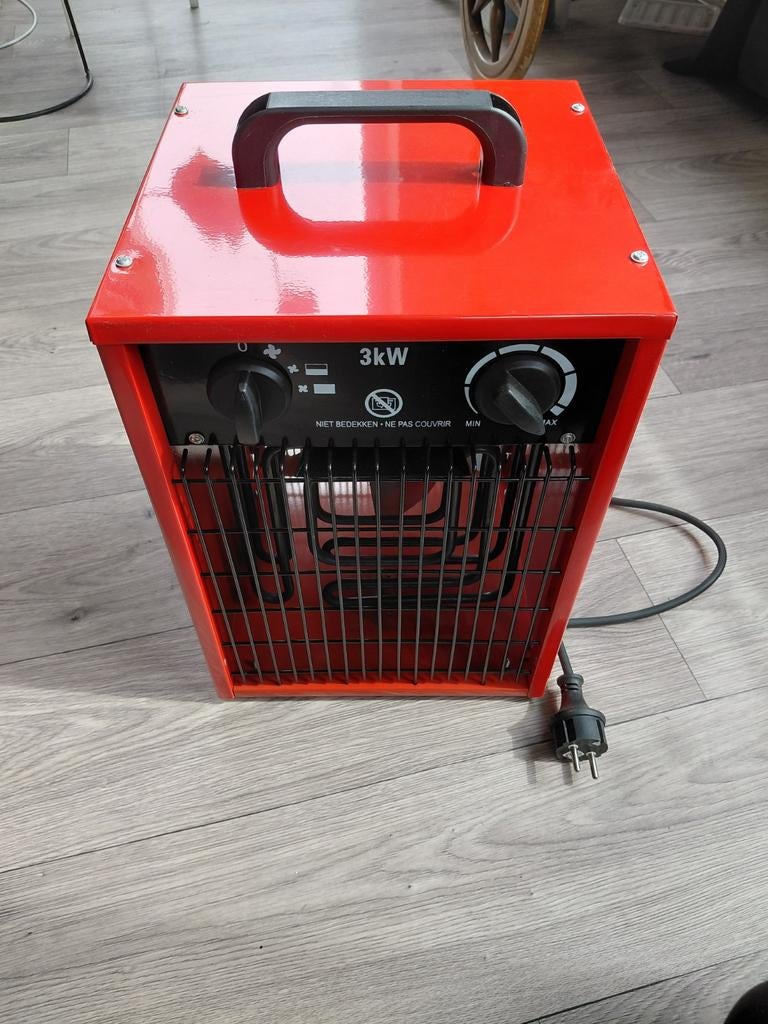 Handson elektrische werkplaatskachel 3000W - Z.G.A.N., Huis en Inrichting, Kachels, Ophalen of Verzenden, Zo goed als nieuw, Elektrisch