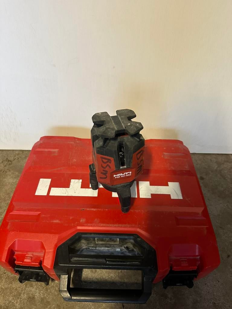 Hilti pm 40 mg kruislijnlaser, Ophalen, Gebruikt