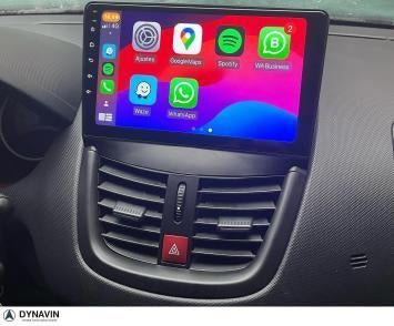 Navigatie peugeot 207 2006-2015 apple carplay android 15