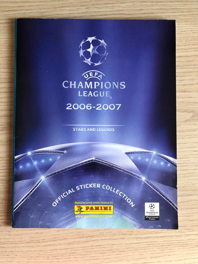 Panini UEFA Champions League 2006-2007 90% compleet, Ophalen of Verzenden, Zo goed als nieuw