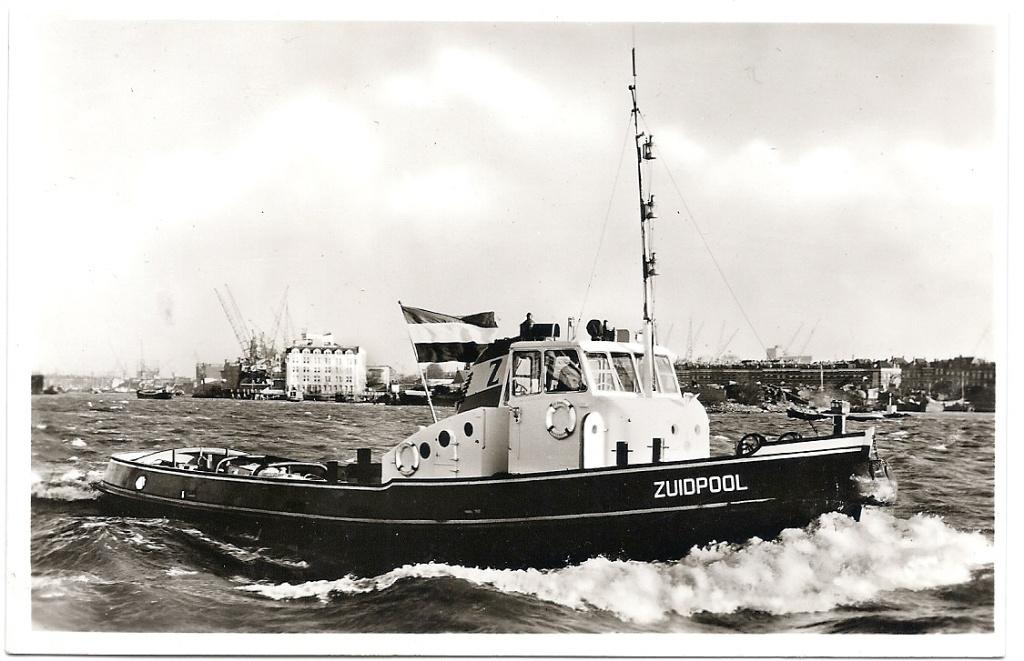 Rotterdam Motorsleepboot Zuidpool Ned Stoomsleepd. P.Smit Jr, Verzenden, 1960 tot 1980, Ongelopen, Zuid-Holland