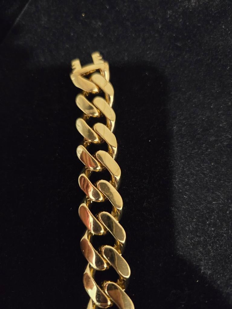 14 k gouden cuban armband 39,7 gram, Ophalen of Verzenden, Nieuw, Goud, Goud