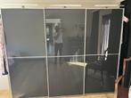 Moderne kledingkast en ladekast met spiegeldeuren, Huis en Inrichting, Overige materialen, Gebruikt, 200 cm of meer, Ophalen of Verzenden