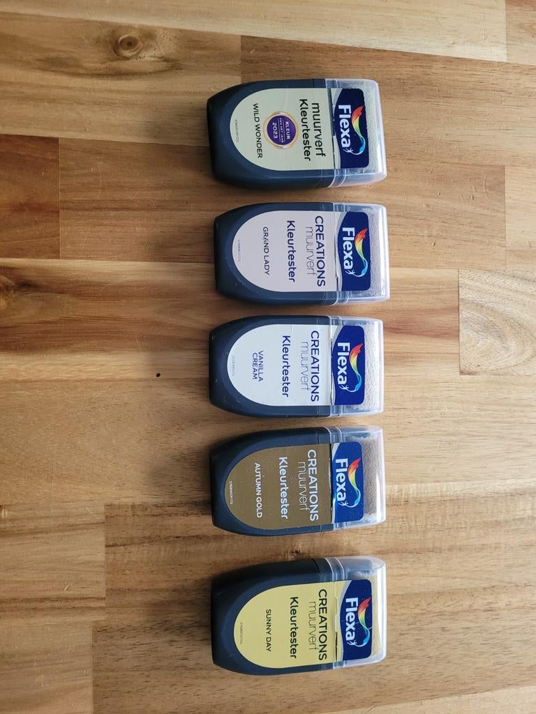 Flexa Creations Muurverf Kleurtesters (5 stuks), Doe-het-zelf en Verbouw, Verf, Beits en Lak, Ophalen