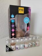 Aromadiffuser & Luchtbevochtiger + 8 etherische oliën, Ophalen of Verzenden, Nieuw, Aroma