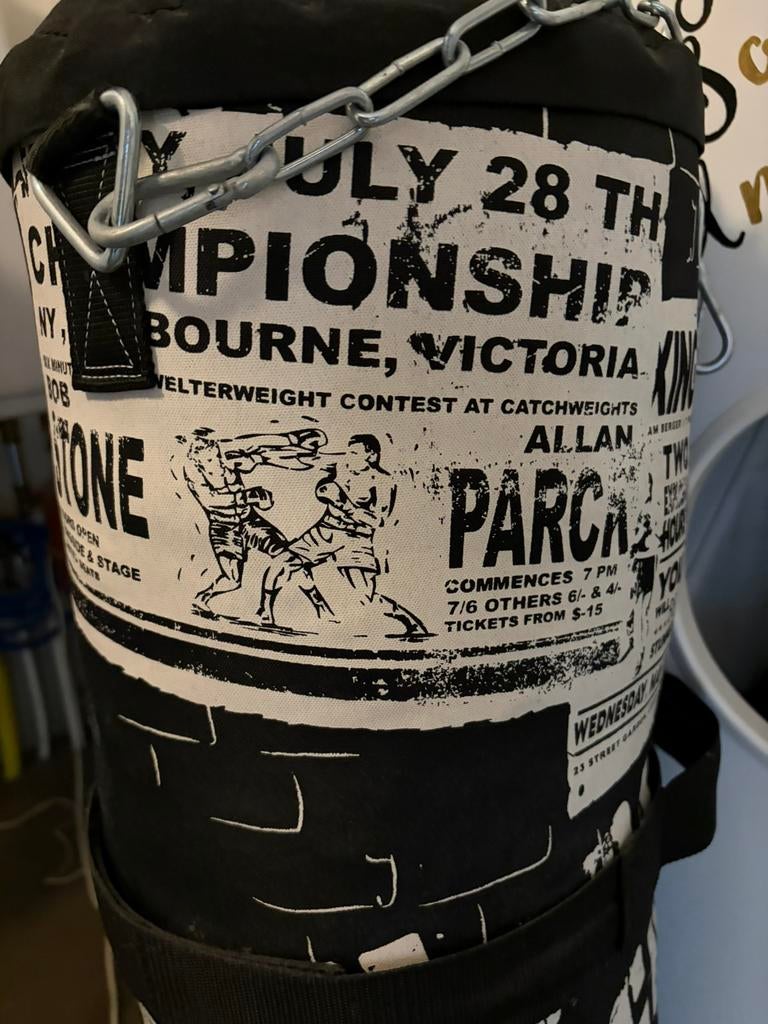 Bokszak: Boxing Bag Kit Cardio 2014  Decathlon, Sport en Fitness, Ophalen, Gebruikt, Bokszak