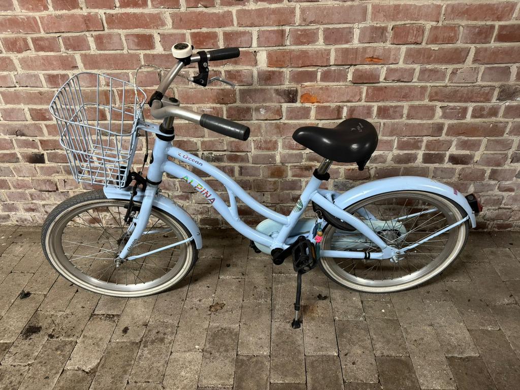 Alpina Ocean 20 inch, Fietsen en Brommers, Fietsen | Meisjes, Ophalen, Zo goed als nieuw, 20 inch, Handrem