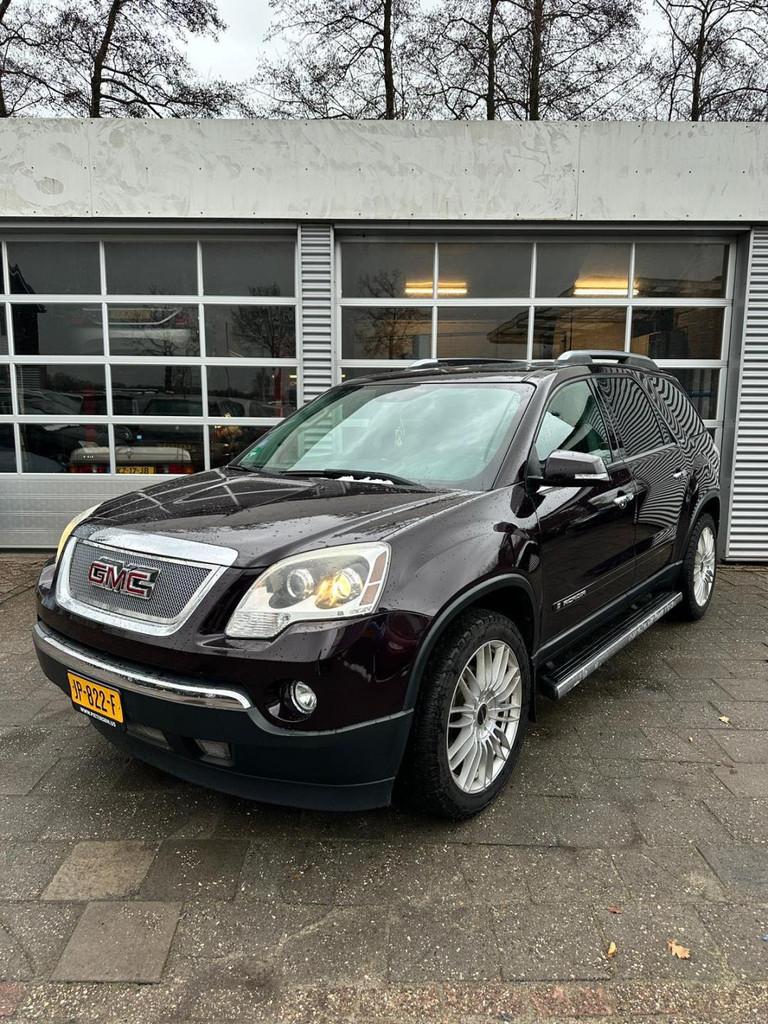 GMC GMC ACADIA SLT BENZINE / LPG / AUTOMAAT, Auto's, GMC, Metallic lak, Gebruikt, Zwart, 7 stoelen