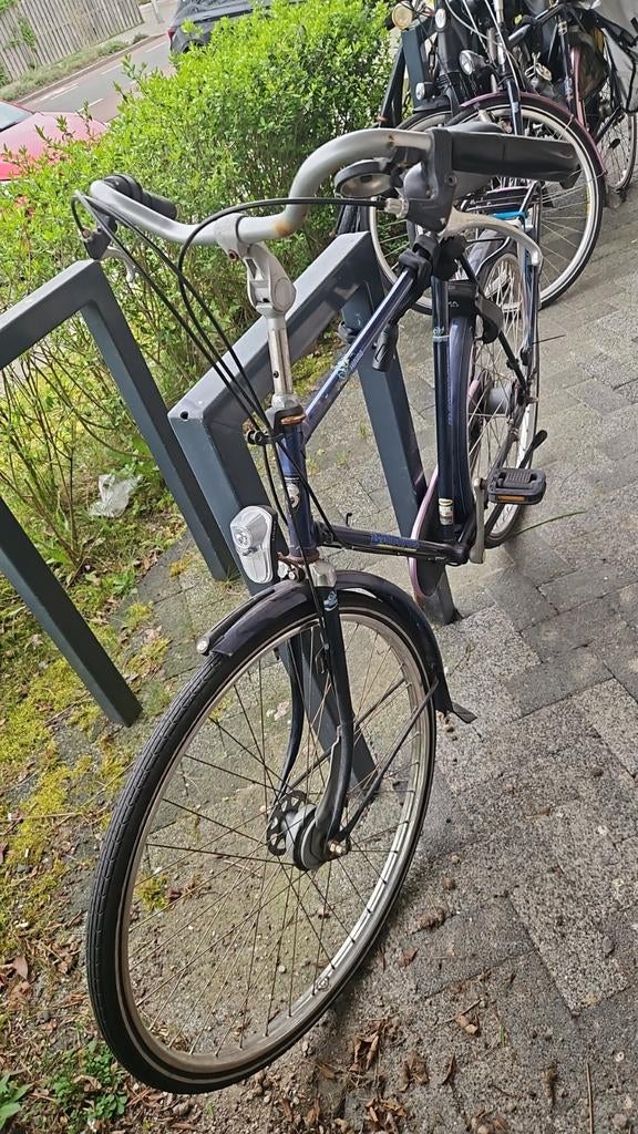 Batavus Verona herenfiets blauw, Ophalen, Gebruikt, Batavus