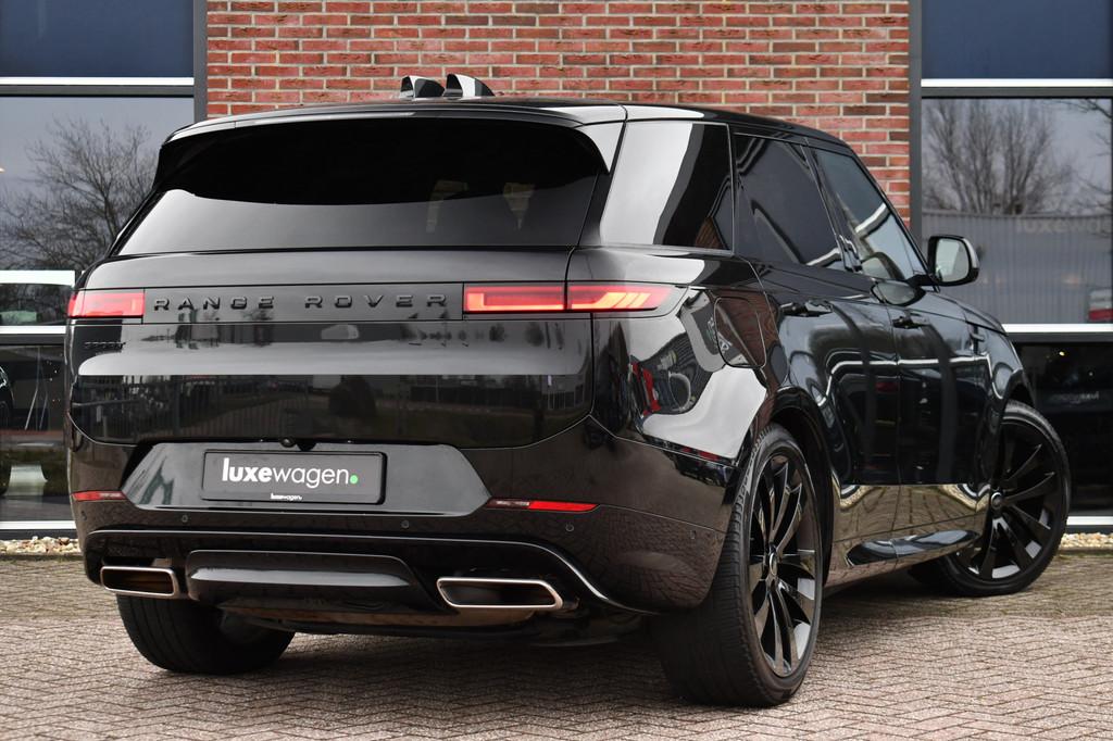 Land Rover Range Rover Sport 3.0 P460e HSE Dynamic Pano Trek, Auto's, Land Rover, 12 maanden, Zwart, 3000 kg, Bedrijf