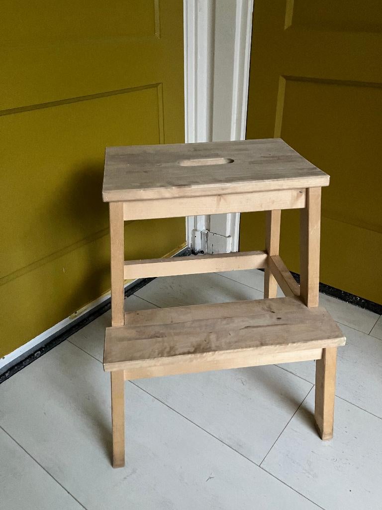 Ikea BEKVÄM Opstapje/kruk, Ophalen, Gebruikt, Hout