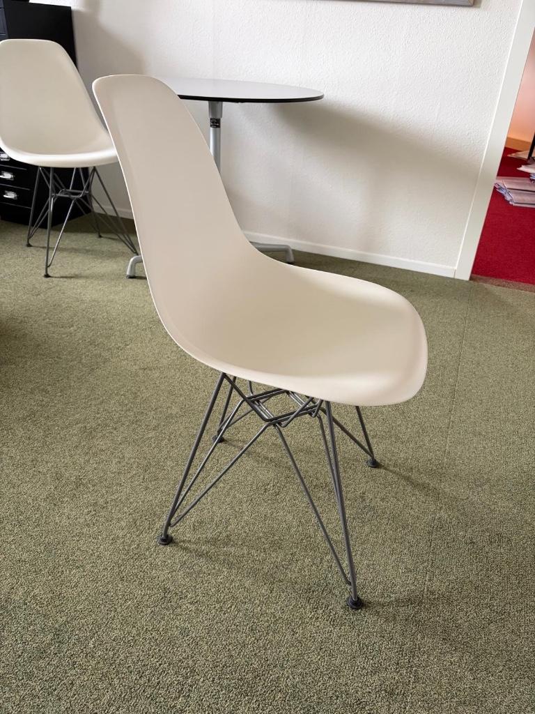 Originele Vitra DSR stoel, wit, Huis en Inrichting, Stoelen, Ophalen, Wit, Zo goed als nieuw, Eén