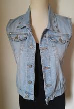 SUPER TRENDY mouwloos spijkerjasje met studs v. FORECAST S, Forecast, Ophalen of Verzenden, Nieuw