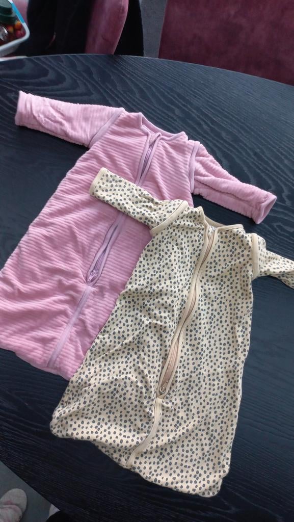 2 Hema slaapzakken maat 50/62, Ophalen of Verzenden, Gebruikt, Minder dan 70 cm, Slaapzak