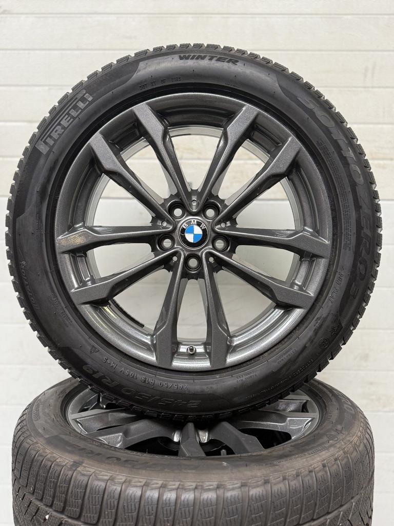 Nieuw 19’’ bmw x3 x4 g01 g02 ix3 velgen winterbanden tpms 69, 19 inch, -, -, Banden en Velgen