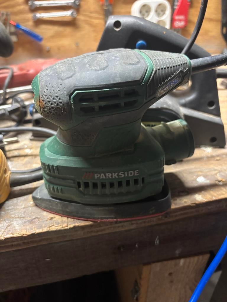 Parkside PHS 160 ES Vlakschuurmachine, Doe-het-zelf en Verbouw, Gereedschap | Schuurmachines, Ophalen, Gebruikt, Minder dan 600 watt