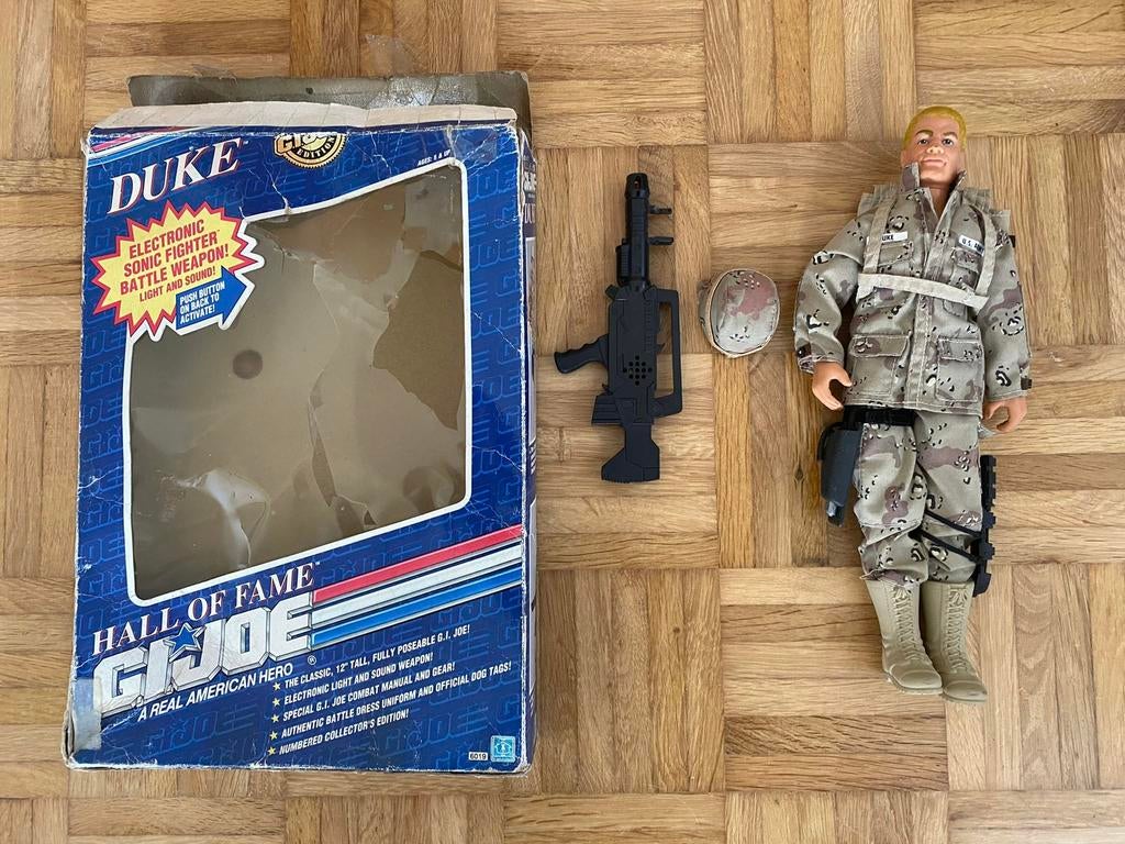 1991 Hasbro Gi Joe Hall of Fame Collector's Edition 12" Duke, Ophalen of Verzenden, Gebruikt