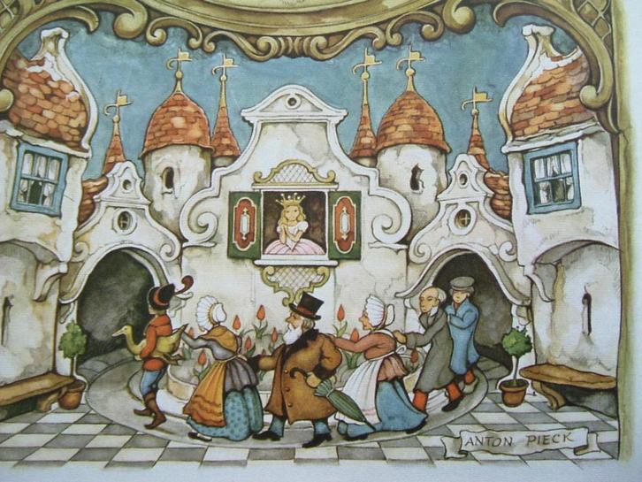 Sprookjes van De Efteling door Martine Bijl en Anton Pieck., Verzamelen, Efteling, Gebruikt, Overige typen, Ophalen of Verzenden