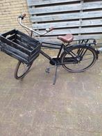 Cortina Transportfiets Zwart met Krat 26inch, Gebruikt, Versnellingen, Overige merken, Ophalen
