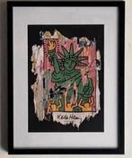 Eerbetoon aan Keith Haring van Lasveguix. Uniek werk, Ophalen of Verzenden