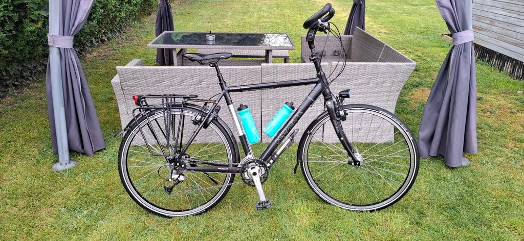 Heren trekkingfiets Koga signature traveller in perfecte sta, Ophalen, 28 inch, Vering, Zo goed als nieuw