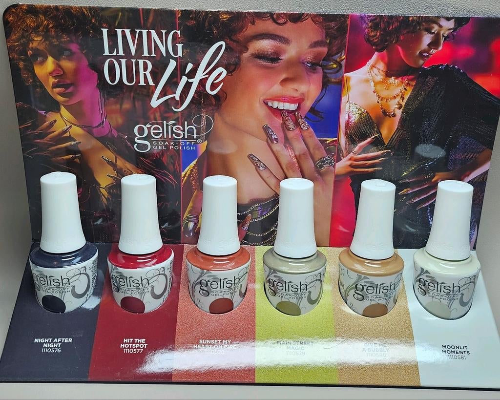 Gellak gelpolish  met salon displays prachtige set, Sieraden, Tassen en Uiterlijk, Uiterlijk | Cosmetica en Make-up, Ophalen of Verzenden