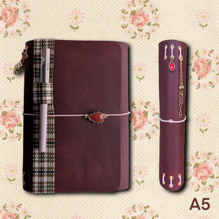 travelers notebook A5  trifold omslag van leer, Ophalen of Verzenden, Nieuw