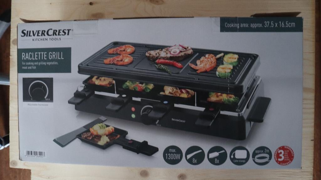 raclette grill/gourmetstel, Witgoed en Apparatuur, Gourmetstellen, Ophalen, Nieuw, 4 t/m 7 personen