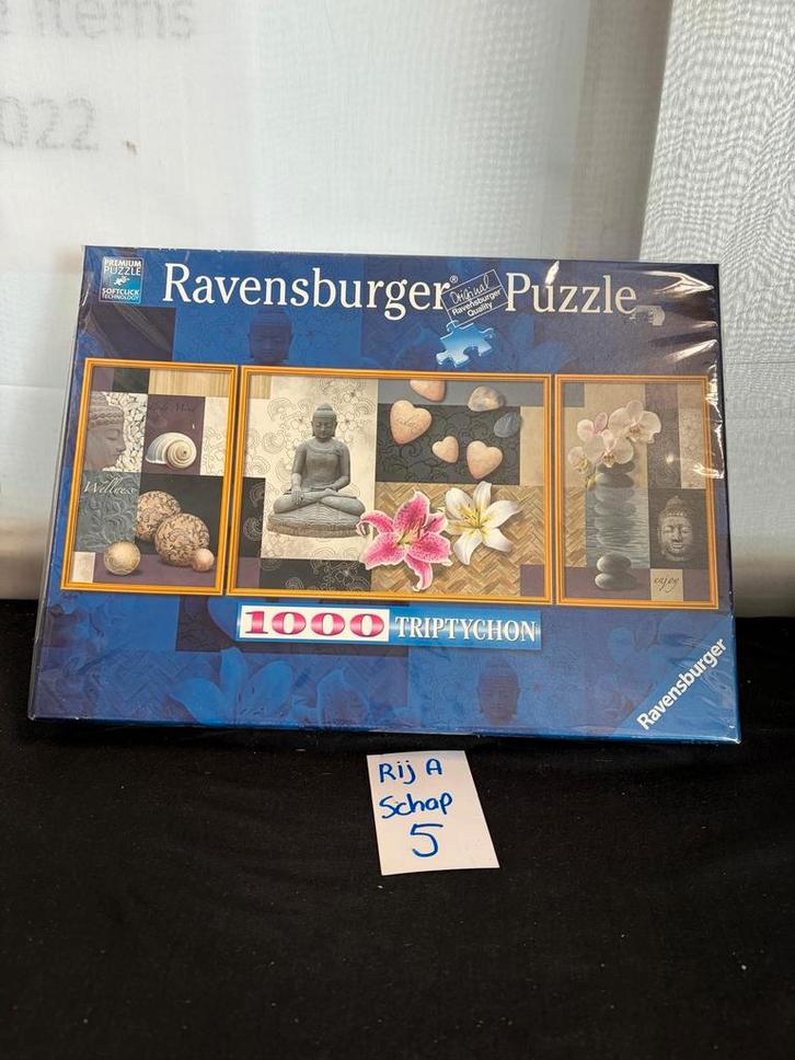 Ravensburger Legpuzzel 1000 Stukjes Triptychon Wellness, Hobby en Vrije tijd, Denksport en Puzzels, Nieuw, Legpuzzel, 500 t/m 1500 stukjes