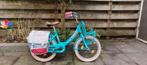 Alpina kinderfiets 16 inch - Turquoise met roze accenten, Ophalen, Gebruikt, 16 tot 20 inch, Alpina