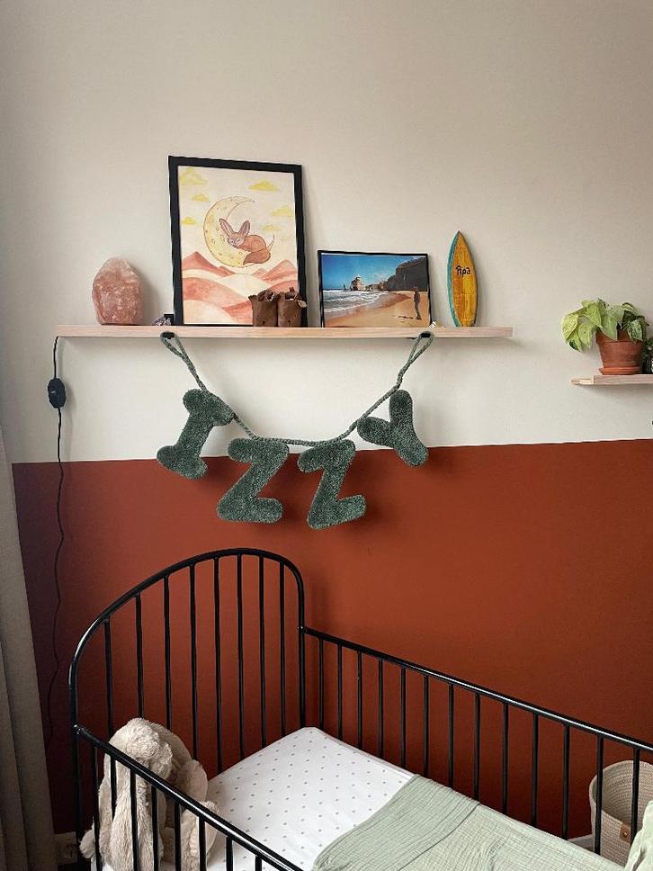 Naamslinger getuft en te personaliseren!, Kinderen en Baby's, Kinderkamer | Inrichting en Decoratie, Nieuw, Wanddecoratie, Verzenden