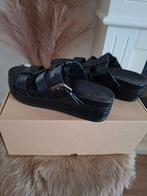 Shabbies lederen sandalen 39, Kleding | Dames, Schoenen, Shabbies Amsterdam, Zwart, Zo goed als nieuw, Sandalen of Muiltjes
