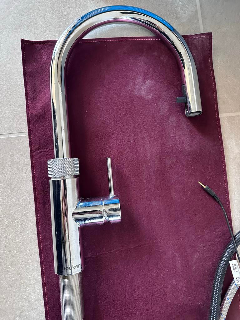 Quooker kraan rond chroom flex, Minder dan 50 cm, Ophalen of Verzenden, Zo goed als nieuw, Minder dan 100 cm