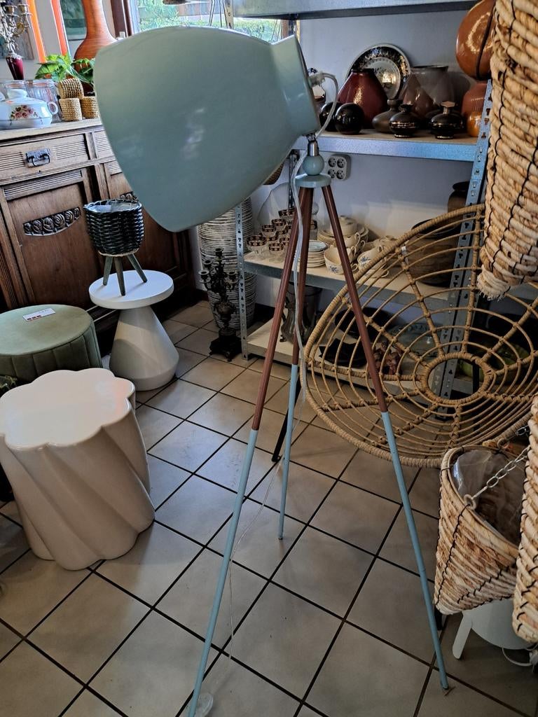 Staande lamp, Huis en Inrichting, Lampen | Vloerlampen, Ophalen, Zo goed als nieuw, 150 tot 200 cm