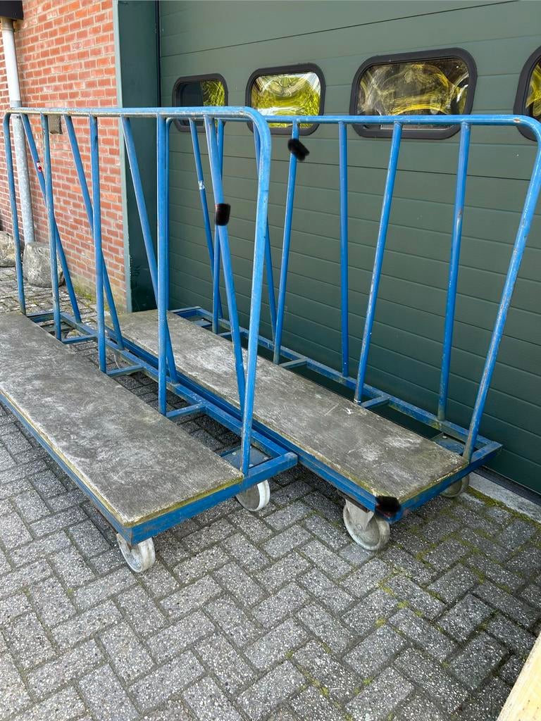 Platenwagens, Ophalen, Gebruikt, Transportkar